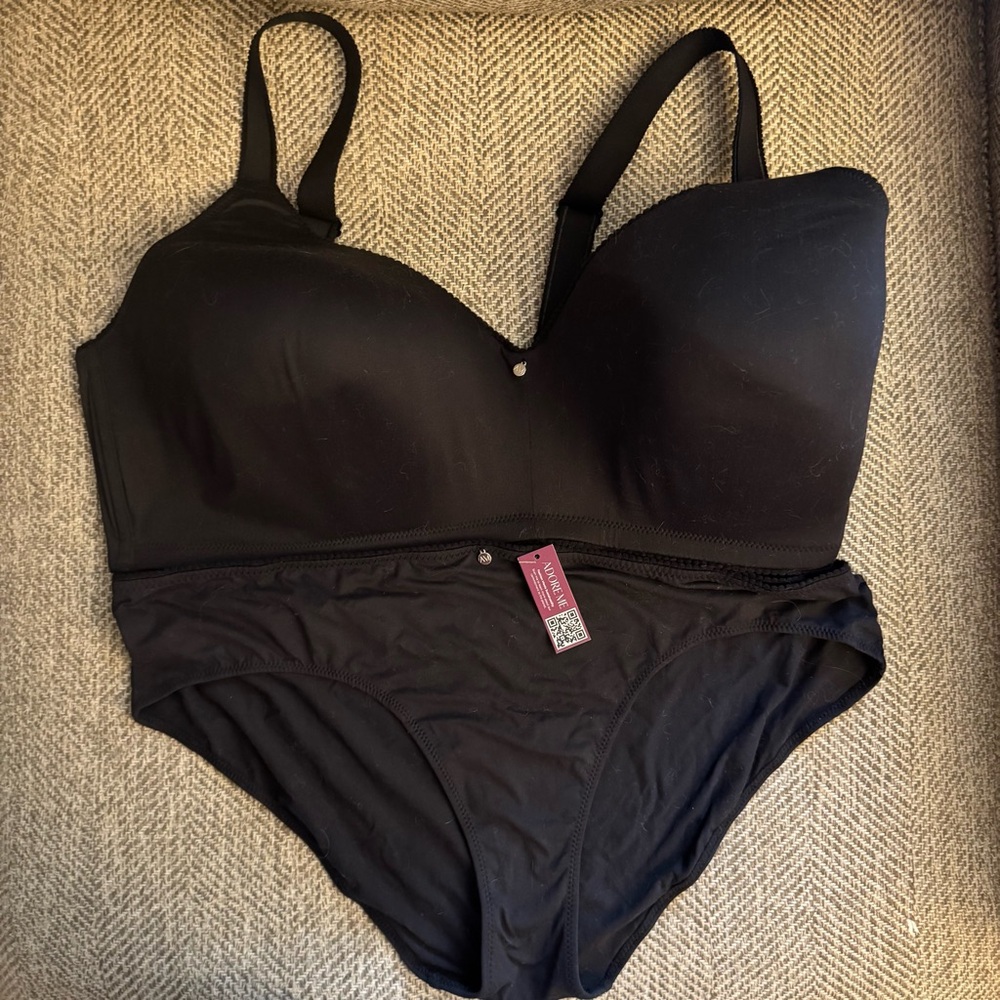 Adore Me Black Lingerie Set